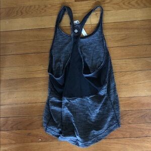 Lululemon Athletica Heathered Black 8 Tank Top great condition